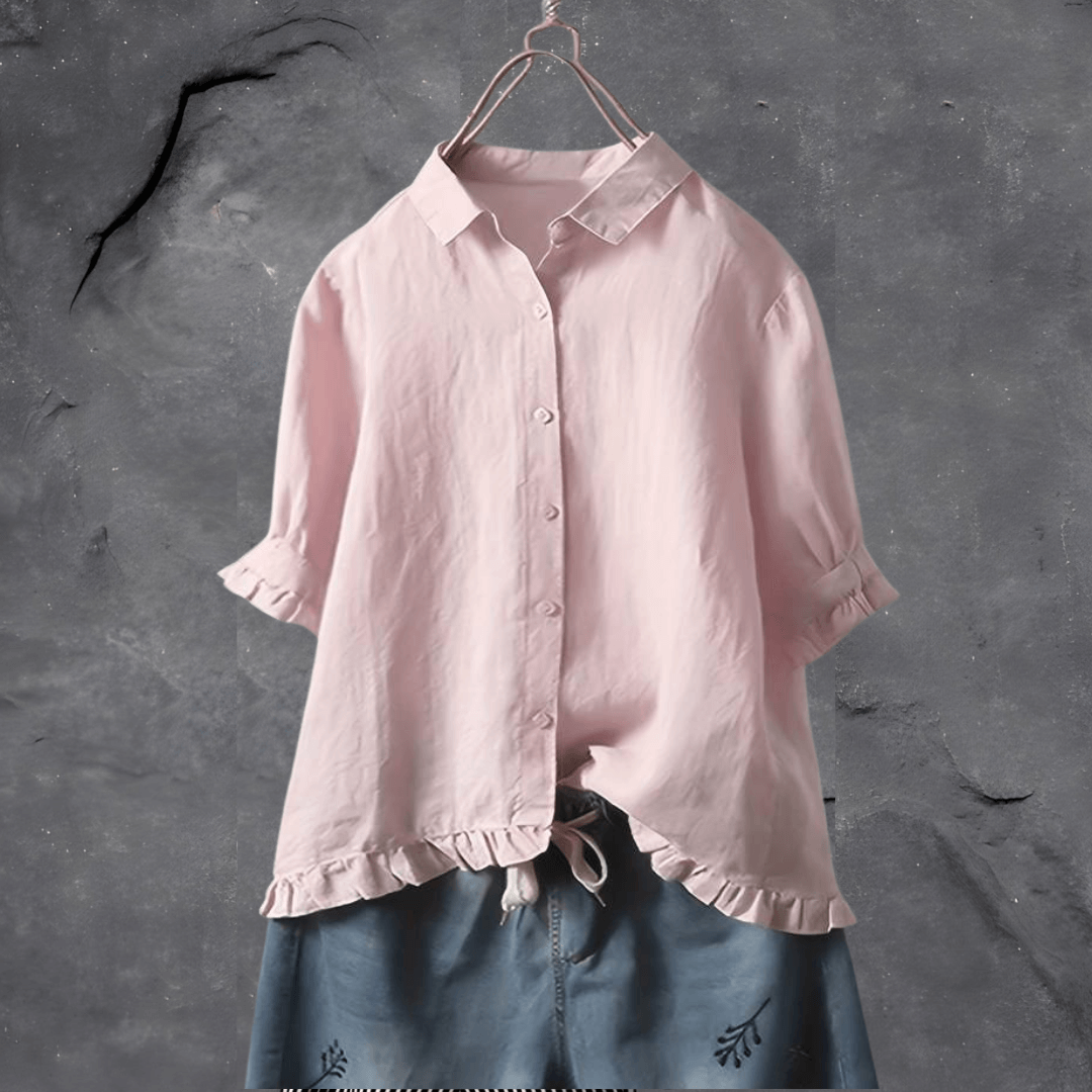 Lia | Casual Chic Baumwollhemd