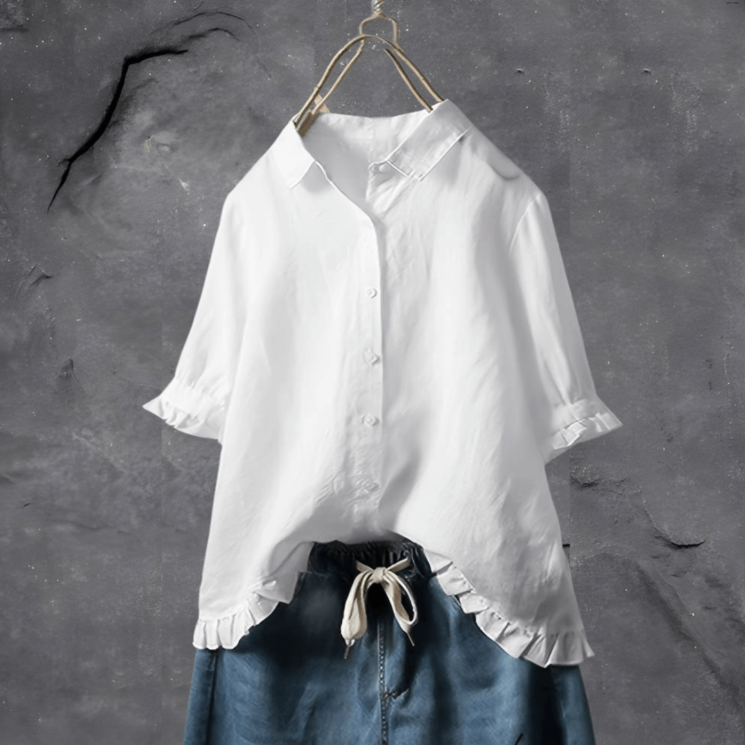 Lia | Casual Chic Baumwollhemd