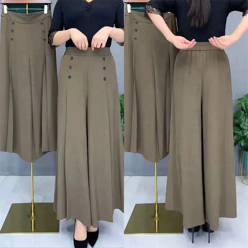 Kameya - Elegante geknöpfte Hose für Frauen