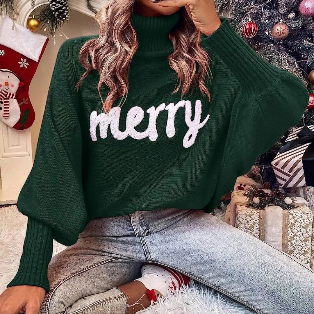 Cindy | Warmer festlicher Damen-Rolli für Weihnachten