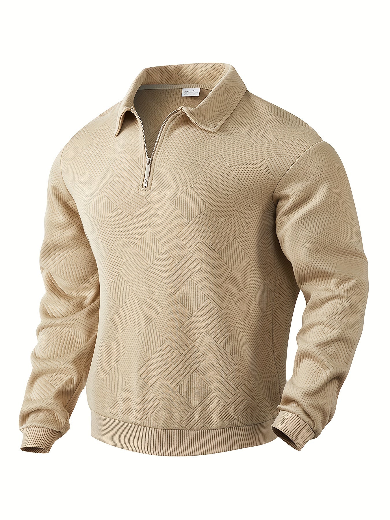 Vanessa™ | Vintage Zip-Up Trui met Geometrisches Design