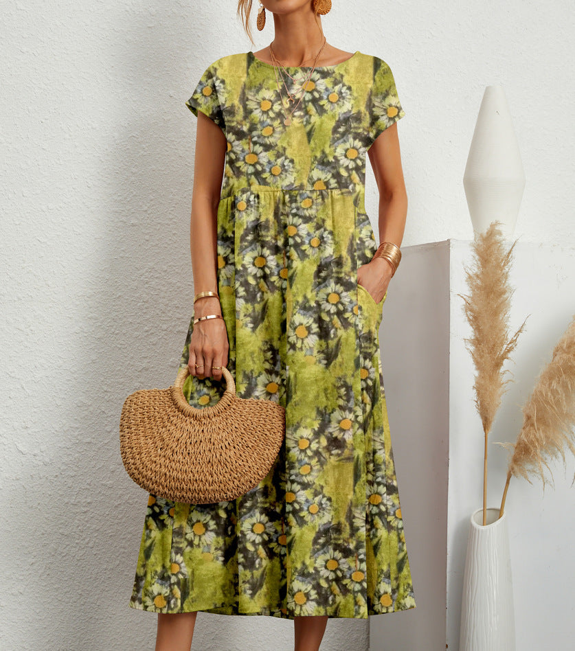 Josiane | Elegantes Blumenkleid