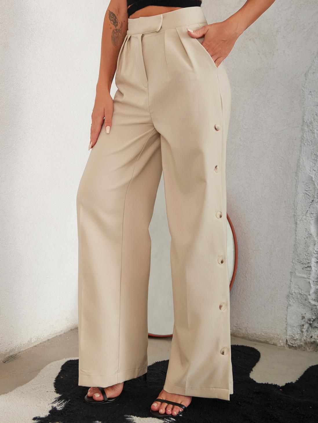 Cathy - Raffinierte Hose mit seitlichem Detail für Frauen