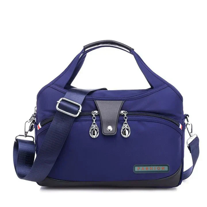 Gisela | Modische Tasche mit Fächern und Reißverschlussfach