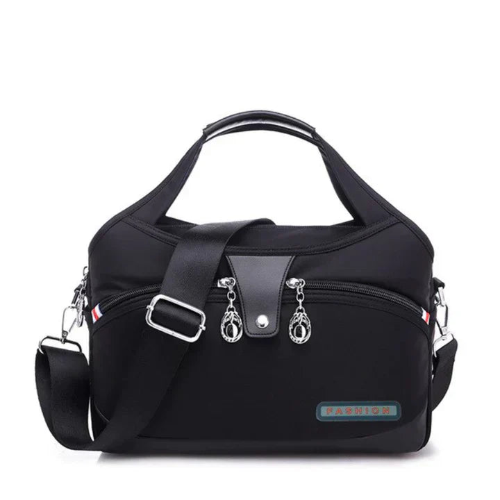 Gisela | Modische Tasche mit Fächern und Reißverschlussfach