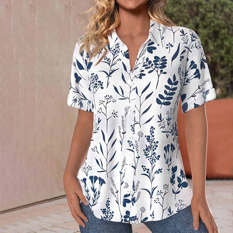 Amilia | Lässige Bluse mit Blumendruck