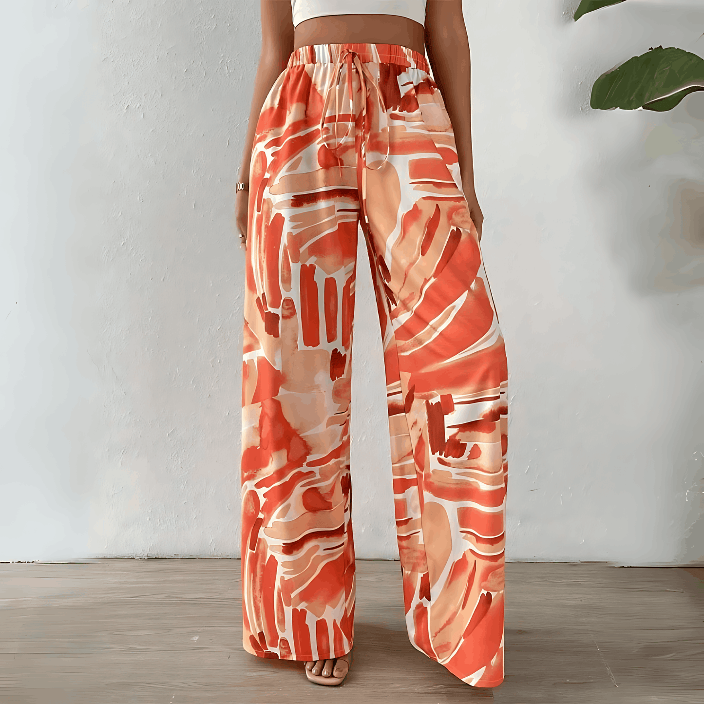 Valeria - Trendige Hose mit Druck für Frauen