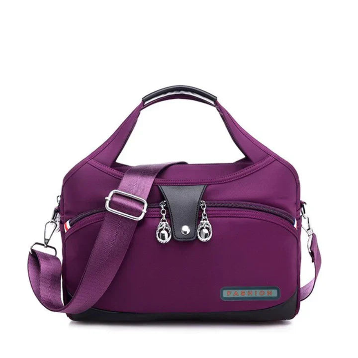 Gisela | Modische Tasche mit Fächern und Reißverschlussfach