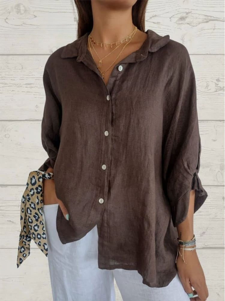 Cheryl | Stilvolle Leinenbluse für Damen