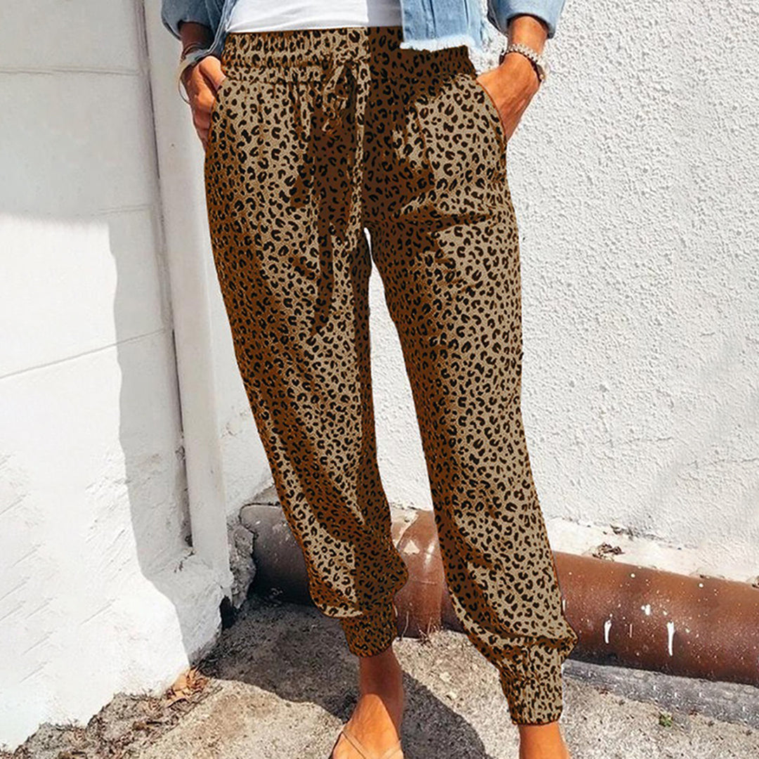 FIONA - Hose mit Leopardenmuster