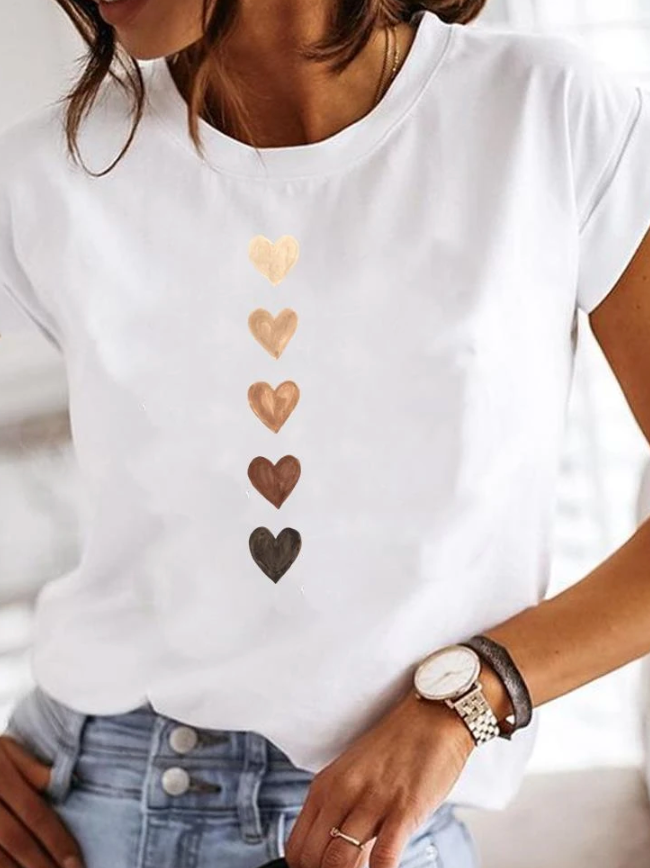 Osalinda - Stylisches T-Shirt mit extravaganten Sommermotiven