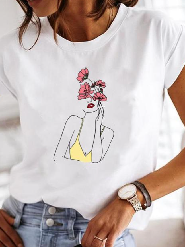 Osalinda - Stylisches T-Shirt mit extravaganten Sommermotiven