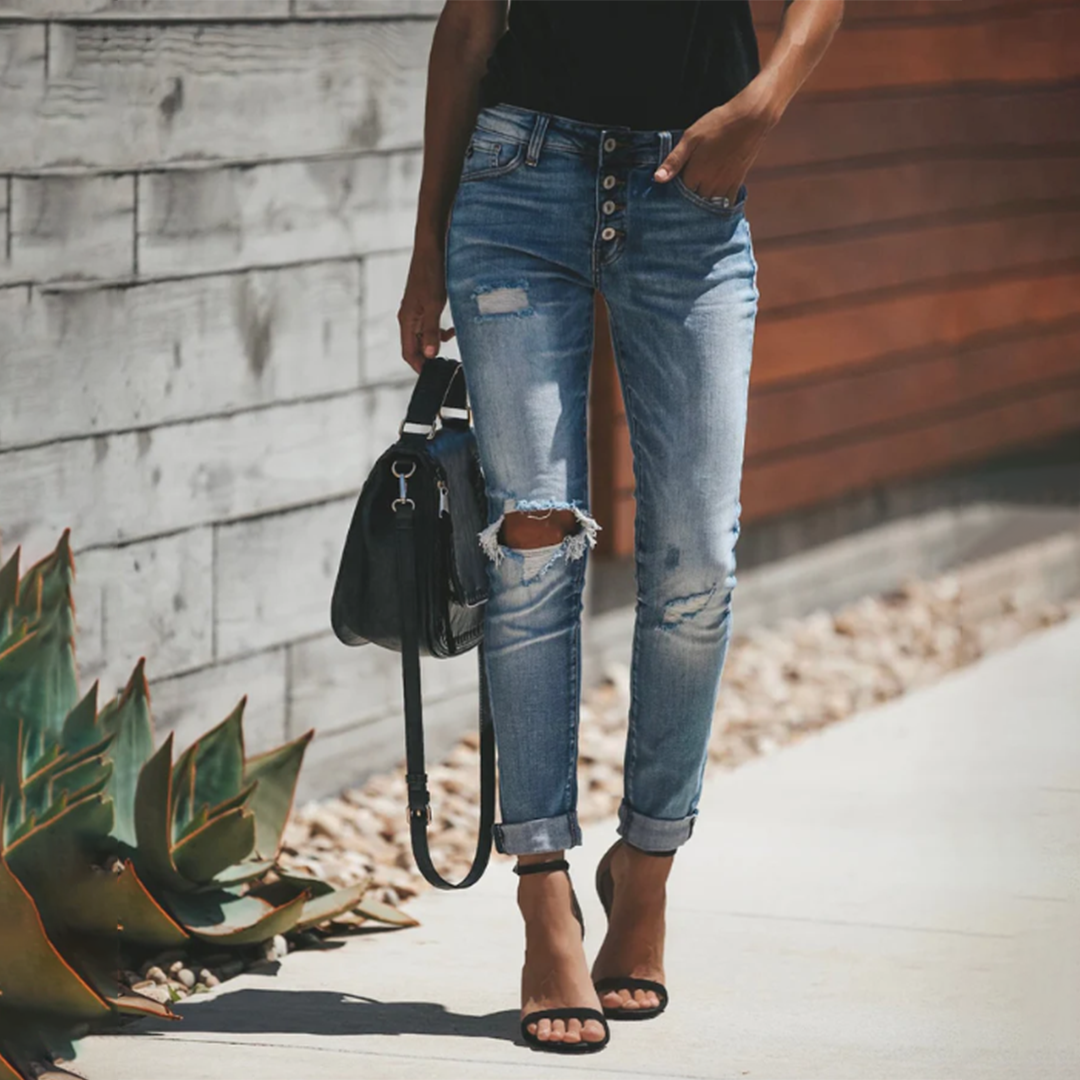 LISELOTTE - Zerrissene Damenjeans
