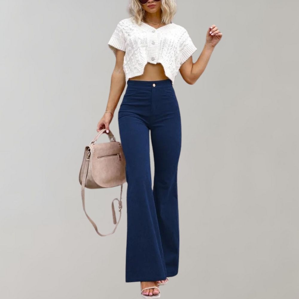 Lehua - Schicke Hose mit hoher Taille für Frauen