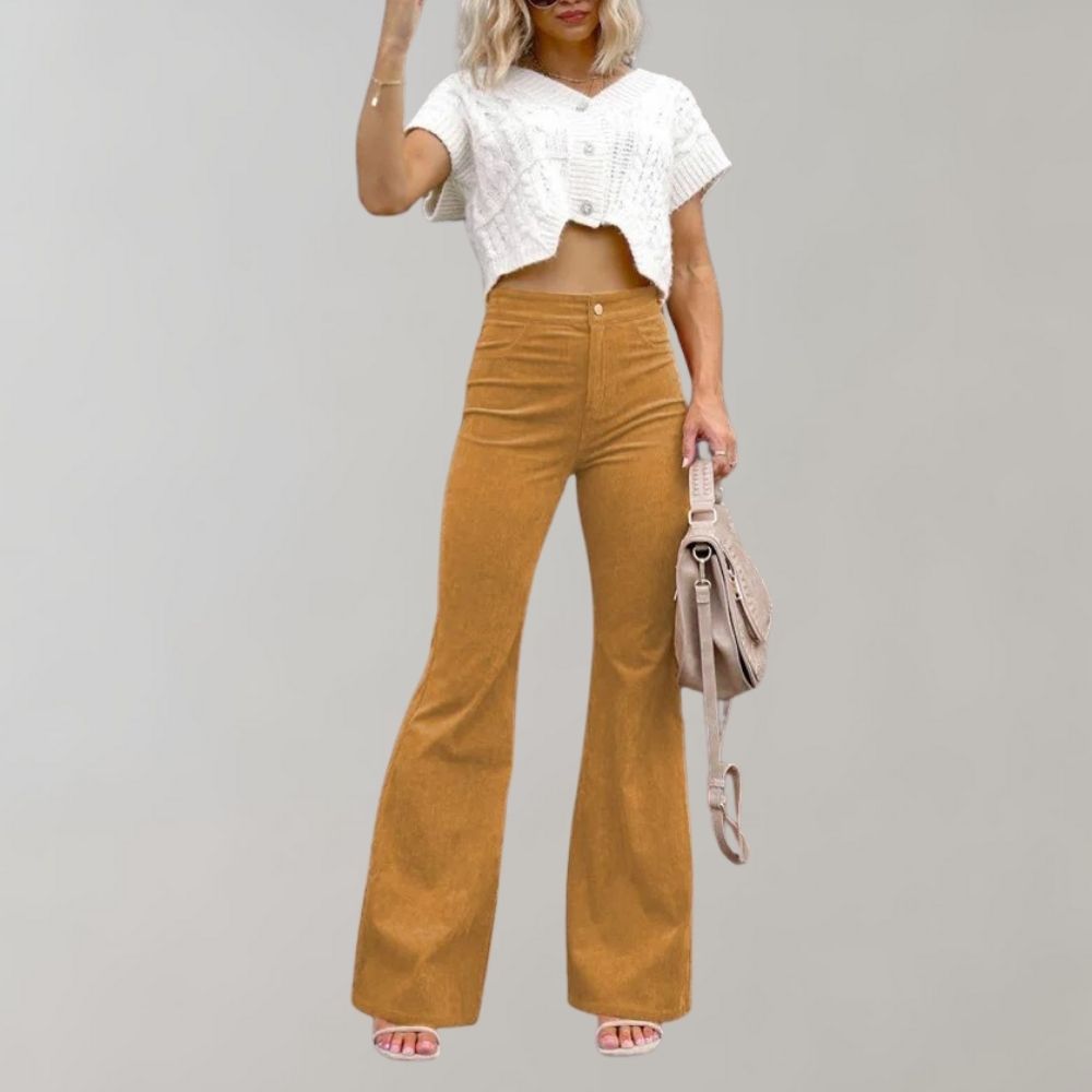 Lehua - Schicke Hose mit hoher Taille für Frauen