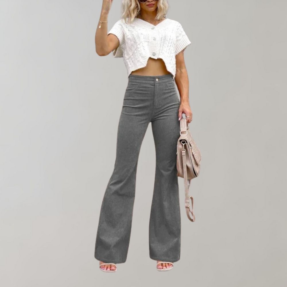 Lehua - Schicke Hose mit hoher Taille für Frauen