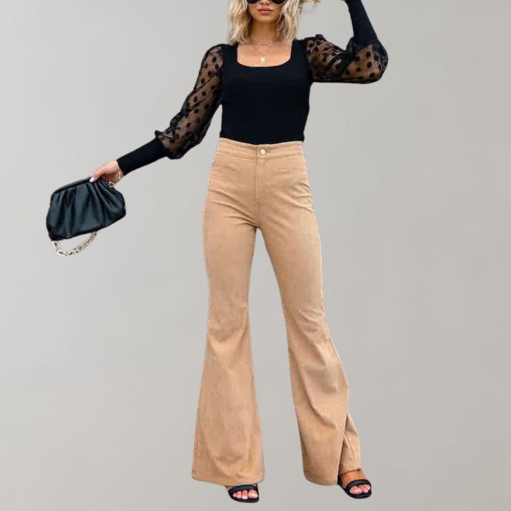 Lehua - Schicke Hose mit hoher Taille für Frauen