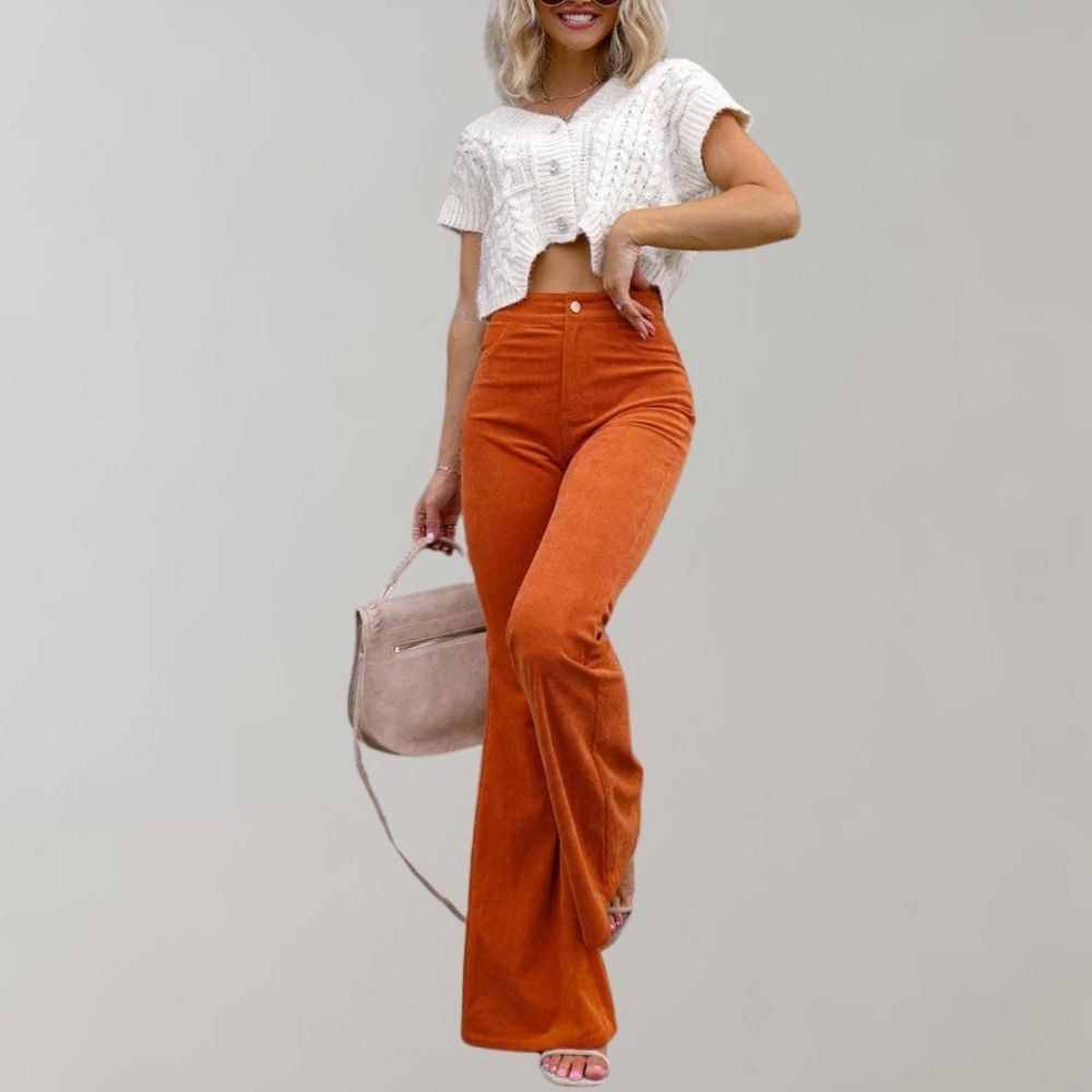 Lehua - Schicke Hose mit hoher Taille für Frauen