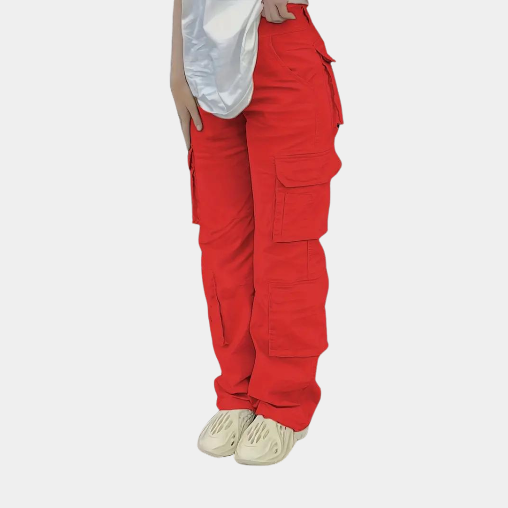 Cecilia - Damen Cargohose mit mehreren Taschen