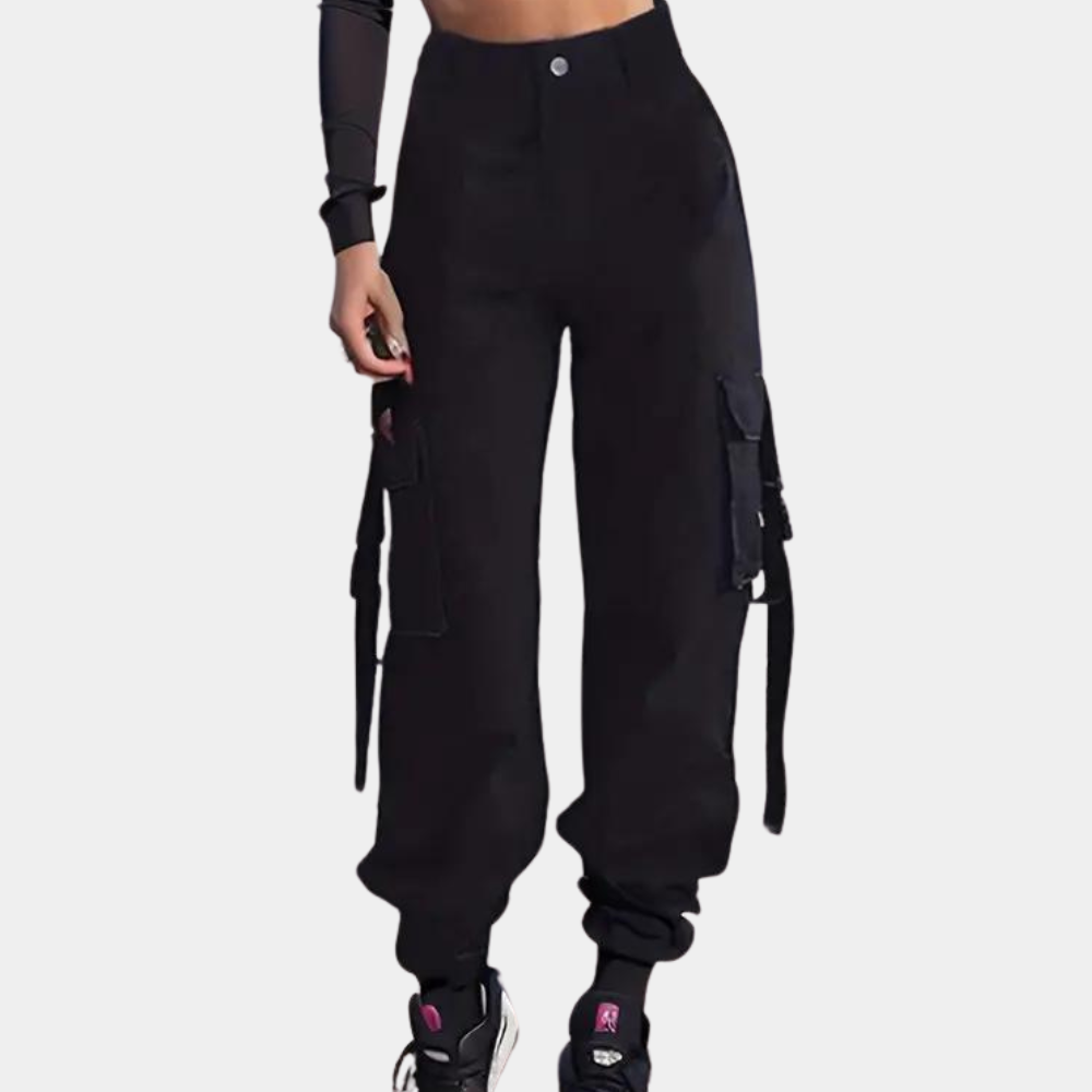 Noemi - Cargohose mit hoher Taille für Frauen