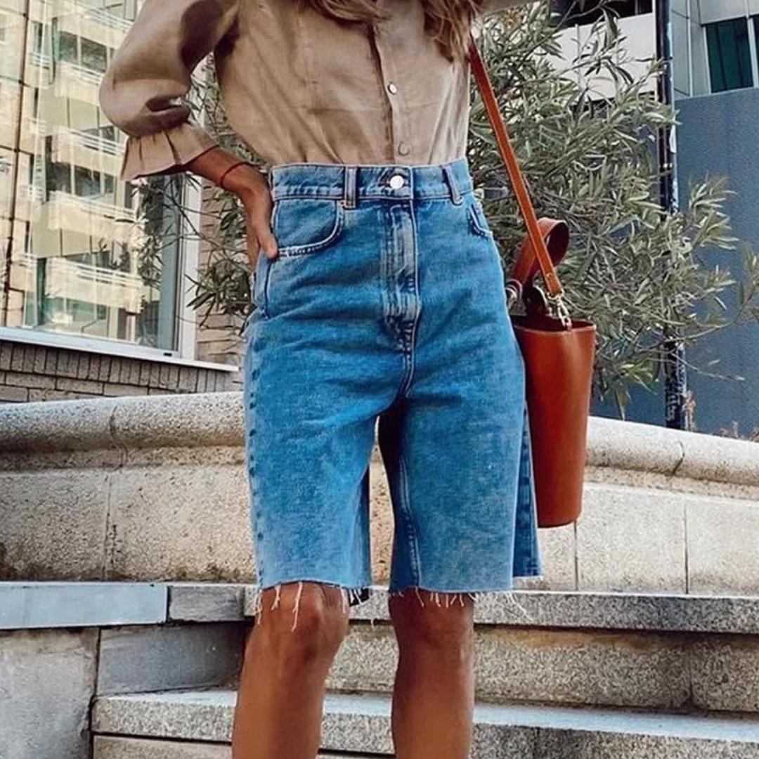 Dora - Lässige Shorts mit hoher Taille für Frauen