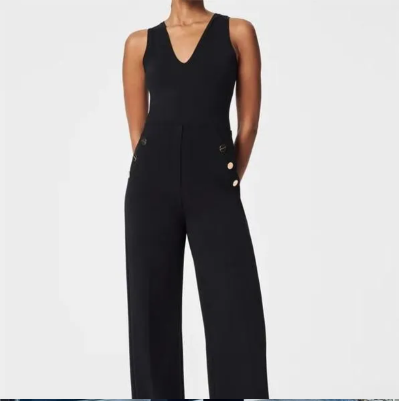 Cosima - Hose mit weitem Bein und Knopfleiste