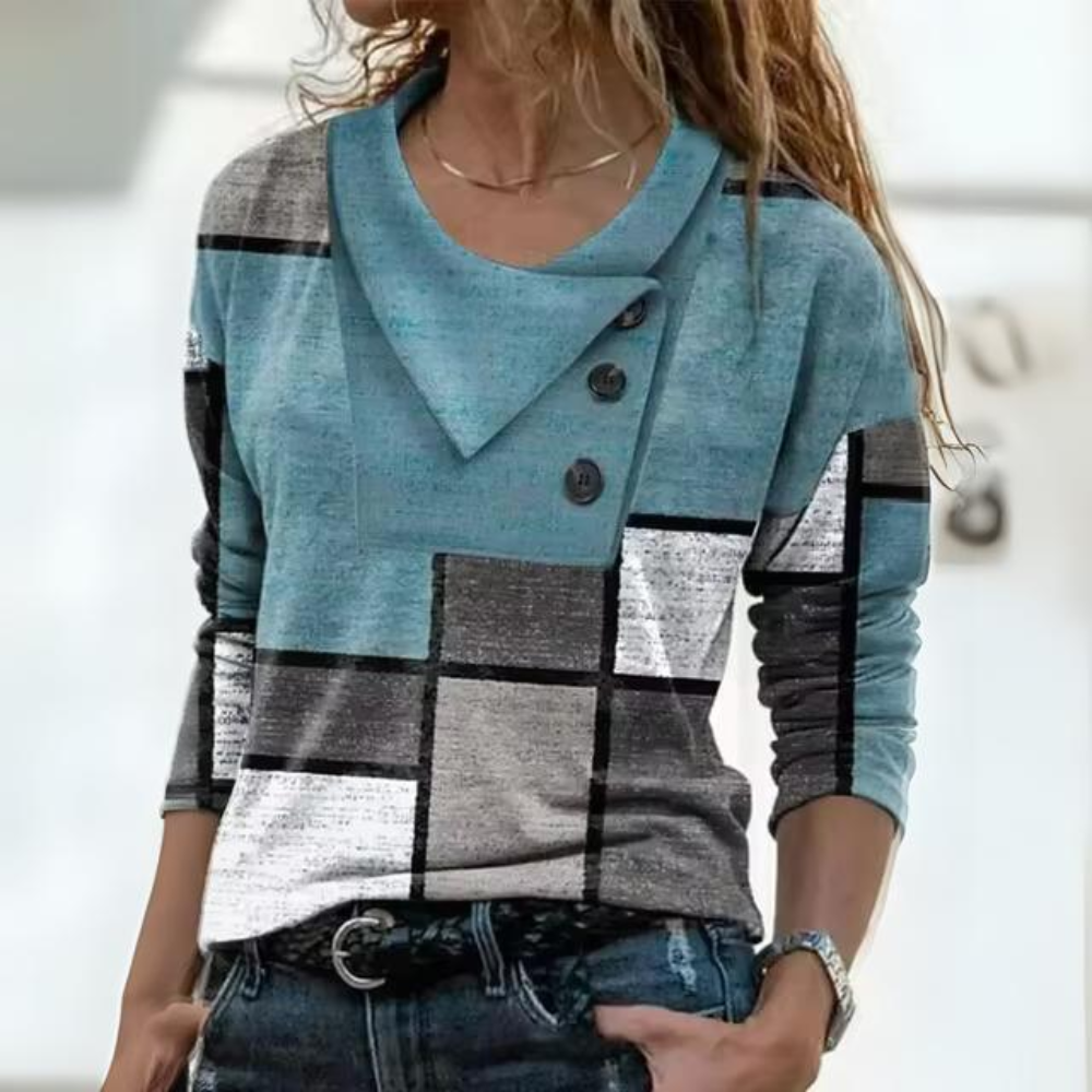 Gisella - Lässiges Herbst Langarmshirt