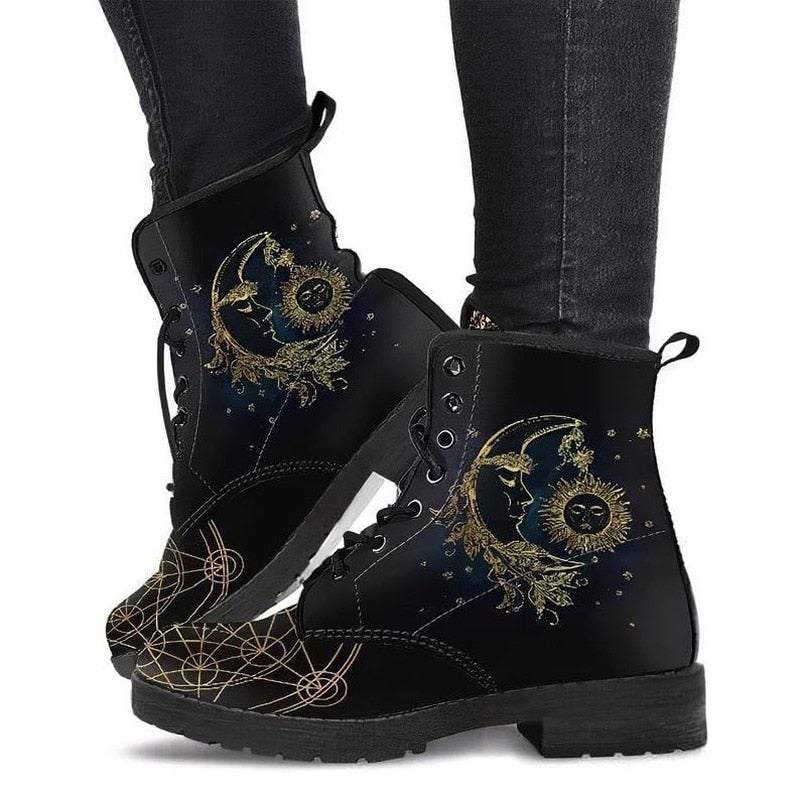 Tatum - Grafische Luxus-Stiefel für Frauen