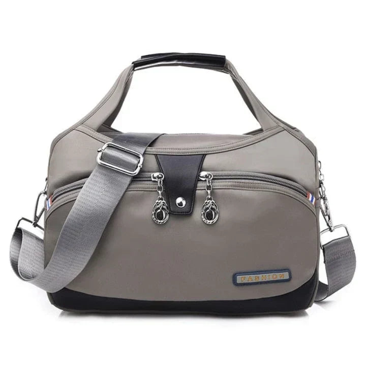 Gisela | Modische Tasche mit Fächern und Reißverschlussfach