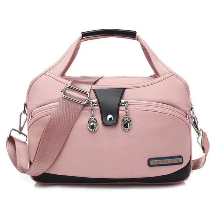 Gisela | Modische Tasche mit Fächern und Reißverschlussfach