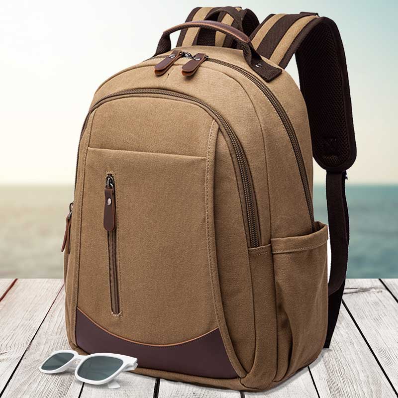 Adventurer Anti-Diebstahl-Leinwand-Reiserucksack