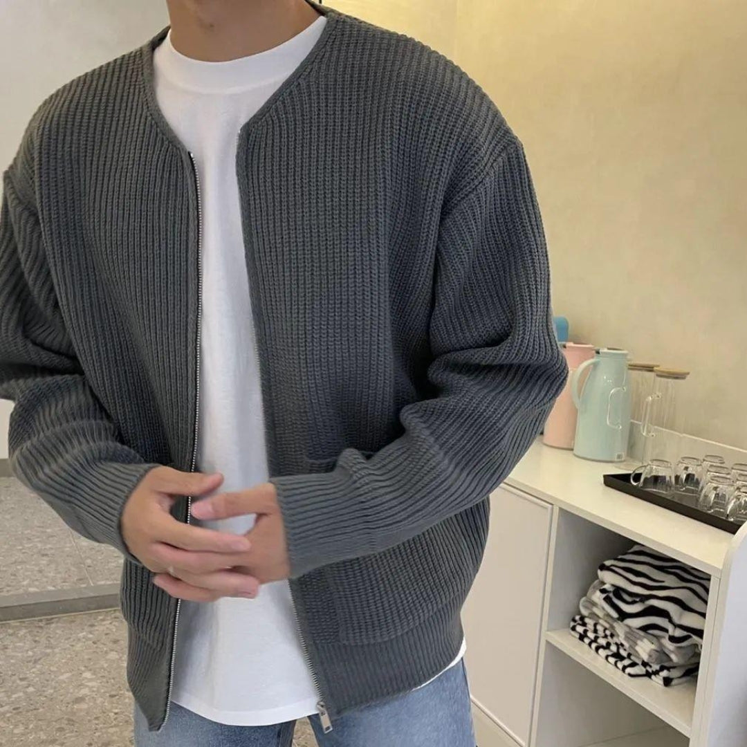 Giovanni™ | Raffinierter Pullover für Herren mit Reißverschluss