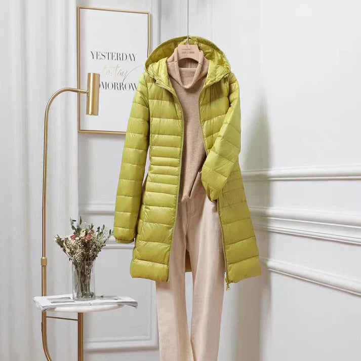 Ameline™ | Winddichter Mantel aus leichten Daunen