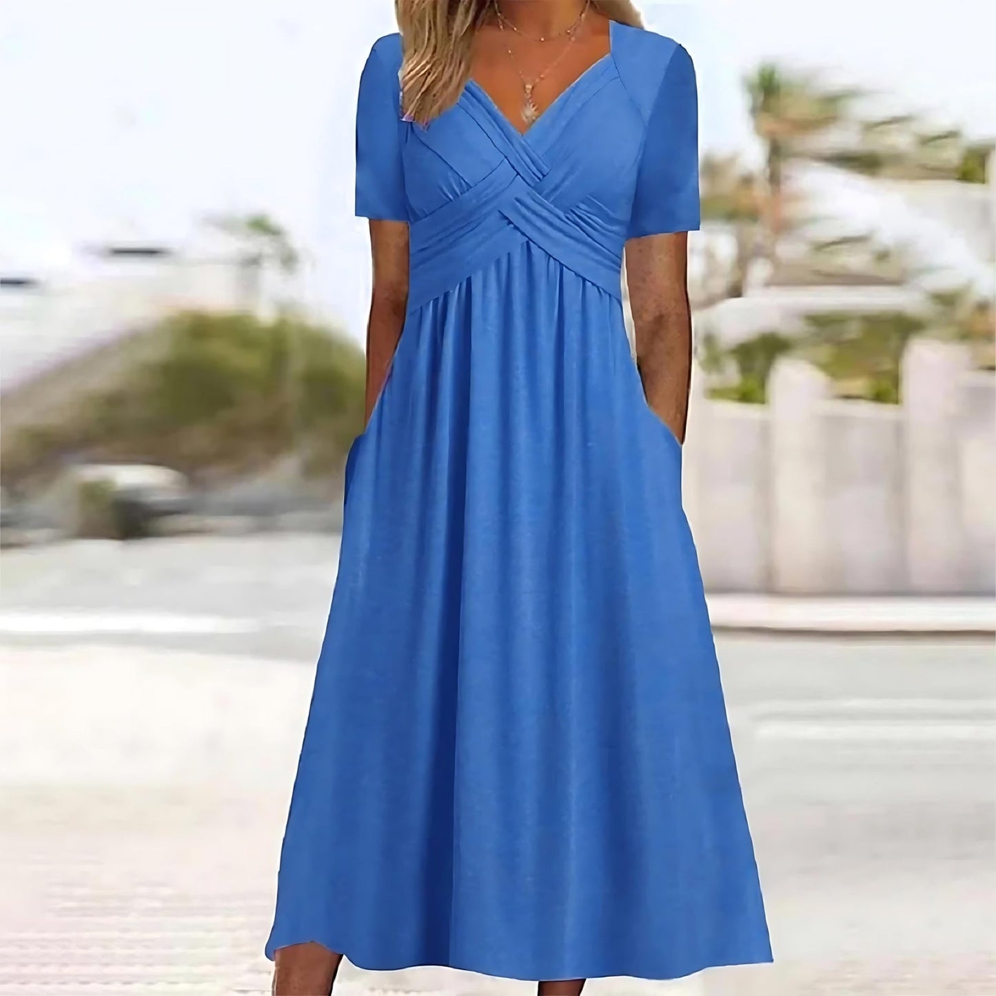 Jamal™ | Elegantes Midikleid mit Bauchbedeckung