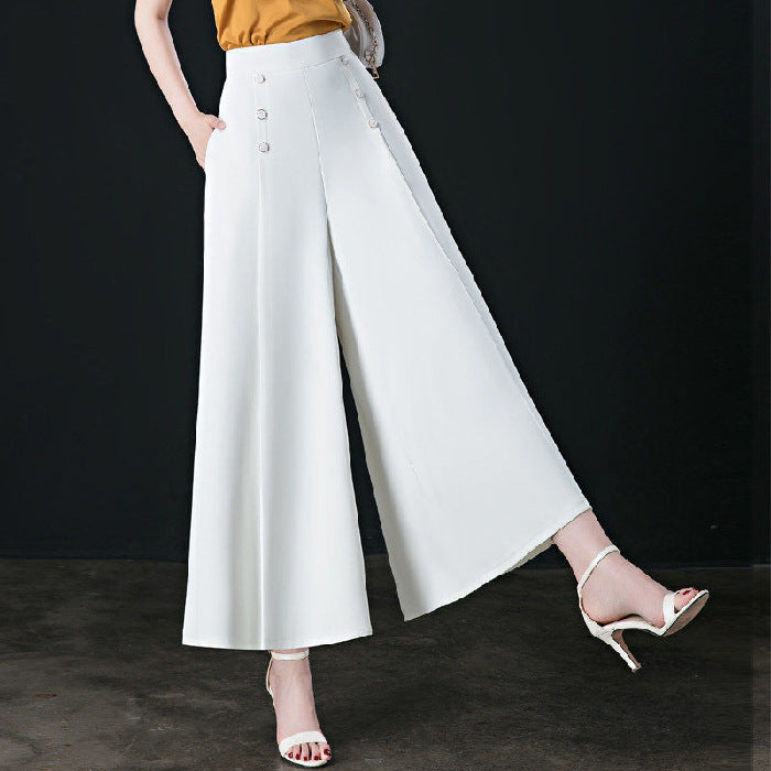 Kameya - Elegante geknöpfte Hose für Frauen