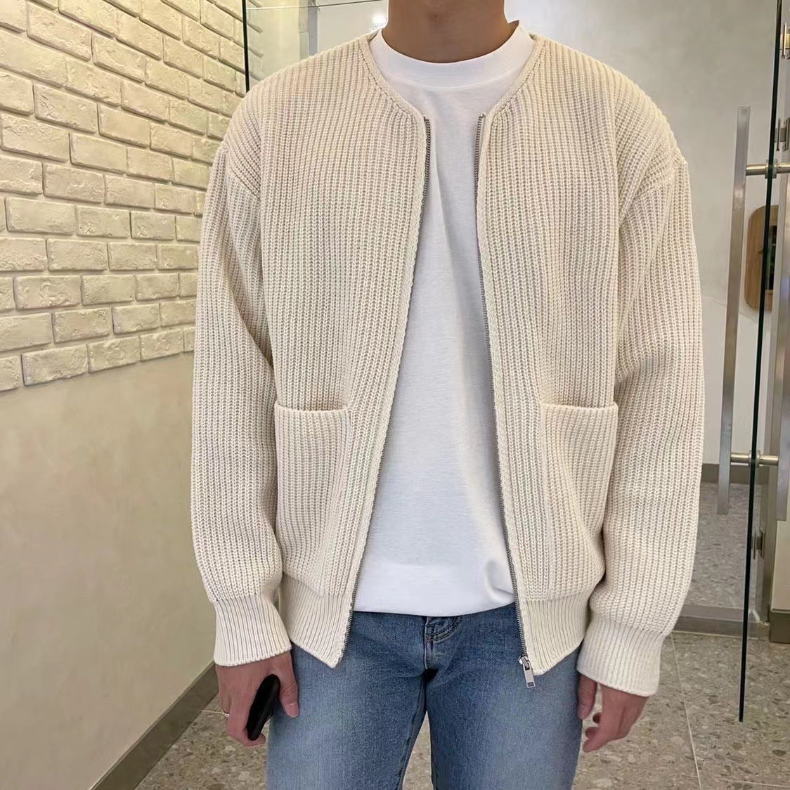 Giovanni™ | Raffinierter Pullover für Herren mit Reißverschluss