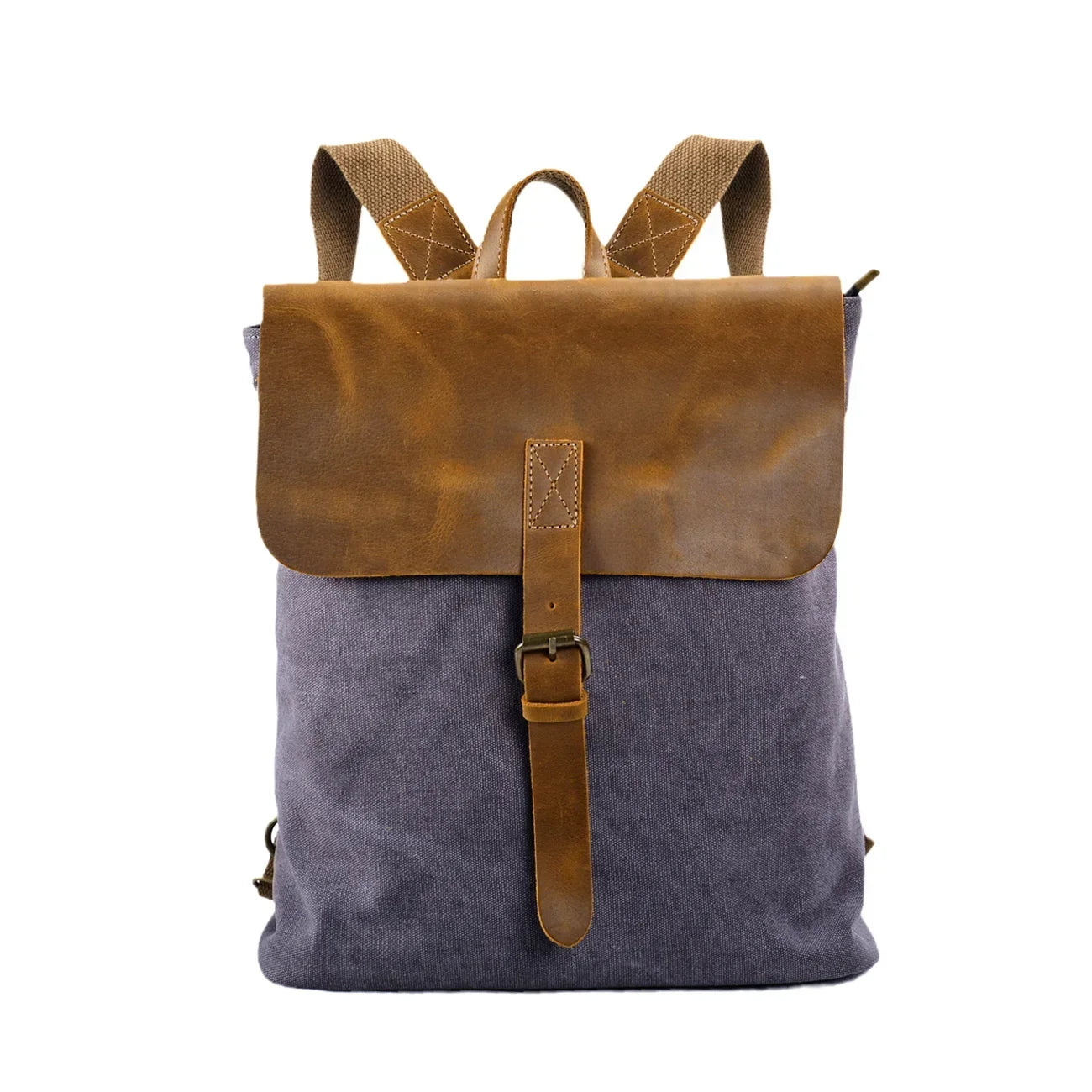 Fatima | Stilvoller und umwandelbarer großer Canvas-Rucksack