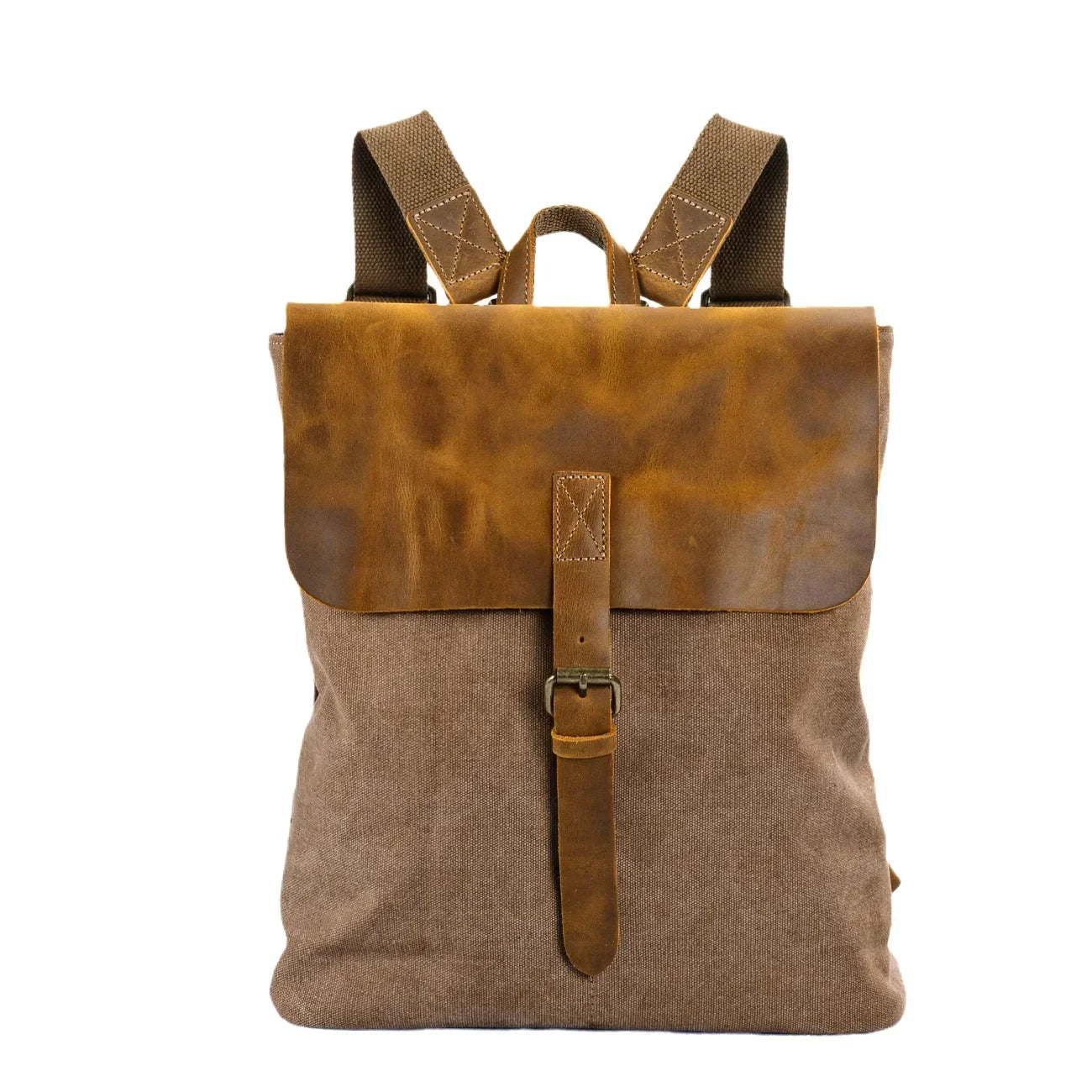 Fatima | Stilvoller und umwandelbarer großer Canvas-Rucksack