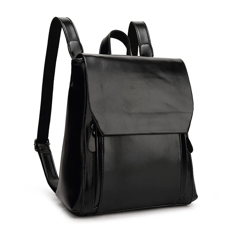Carmine | Eleganter Laptop-Rucksack aus PU-Leder - gepolstert & praktisch