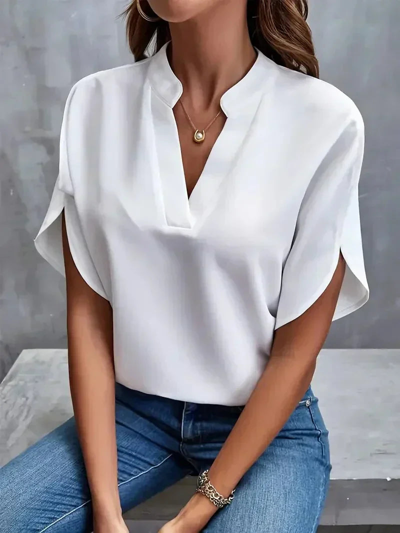 Lis - Luxusfrauen Elegante Chiffonbluse