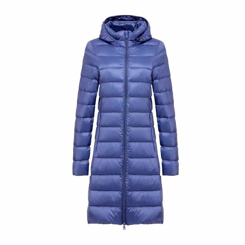 Arlithra™ | Ultraleichte lange Daunenjacke