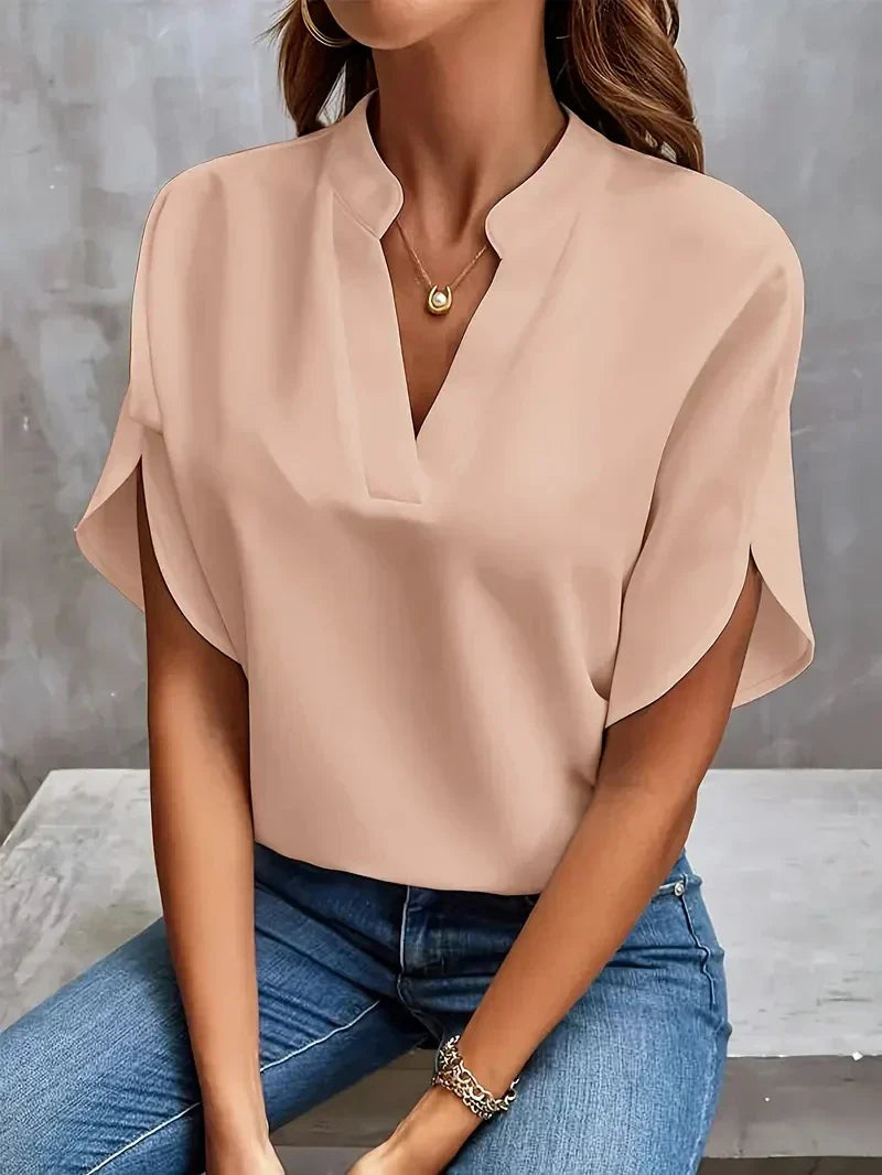 Lis - Luxusfrauen Elegante Chiffonbluse