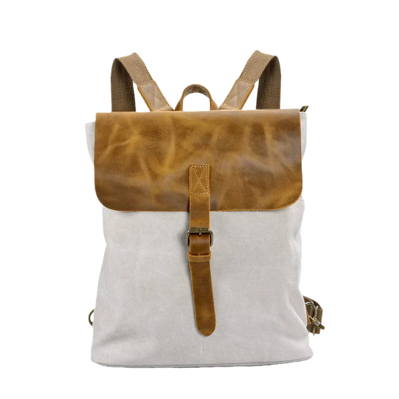 Fatima | Stilvoller und umwandelbarer großer Canvas-Rucksack