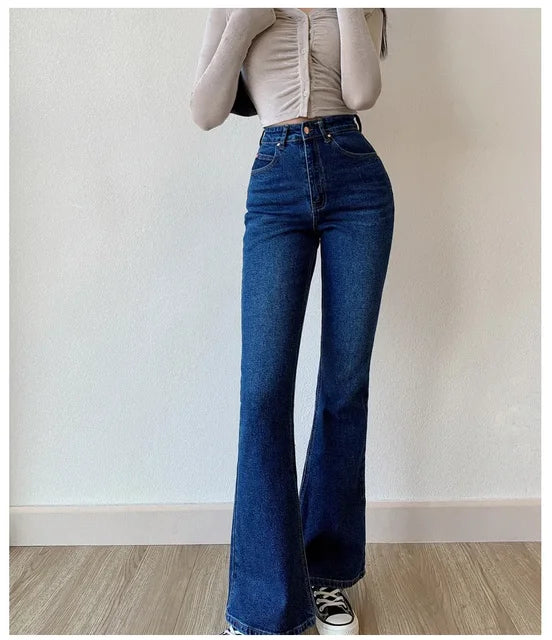 Penne - Hohe Slim Fit Stretch Jeans