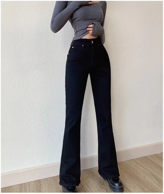 Penne - Hohe Slim Fit Stretch Jeans