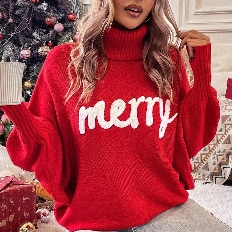Cindy | Warmer festlicher Damen-Rolli für Weihnachten