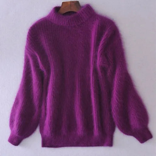 Lila™ | Bequemer Rollkragenpullover