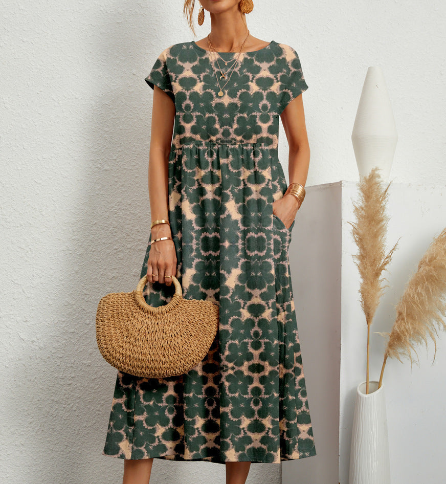 Josiane | Elegantes Blumenkleid