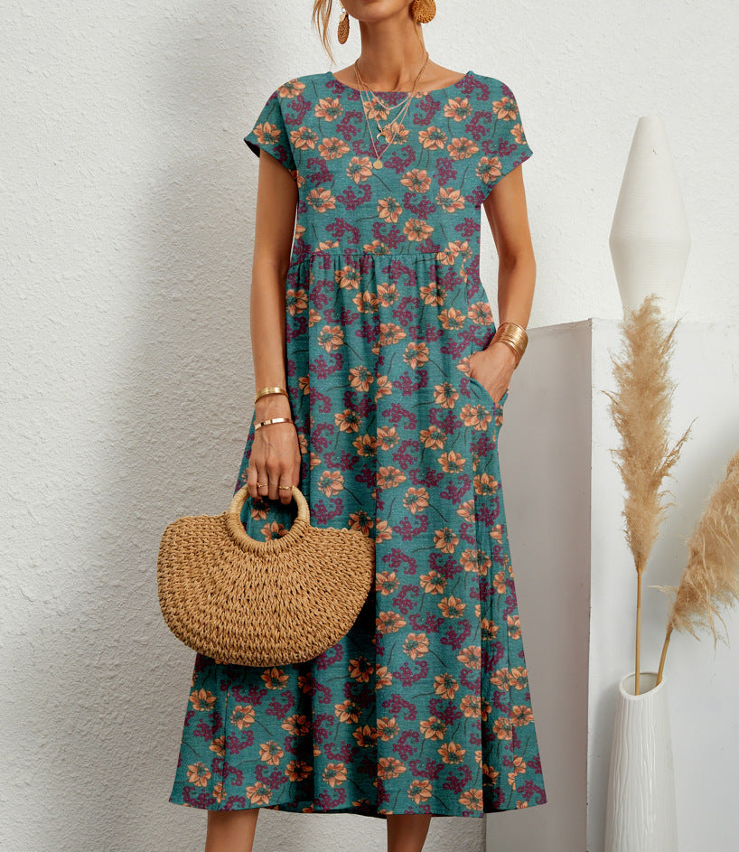 Josiane | Elegantes Blumenkleid