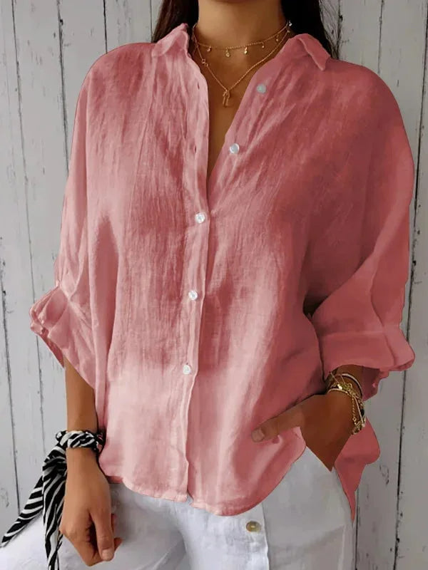 Cheryl | Stilvolle Leinenbluse für Damen